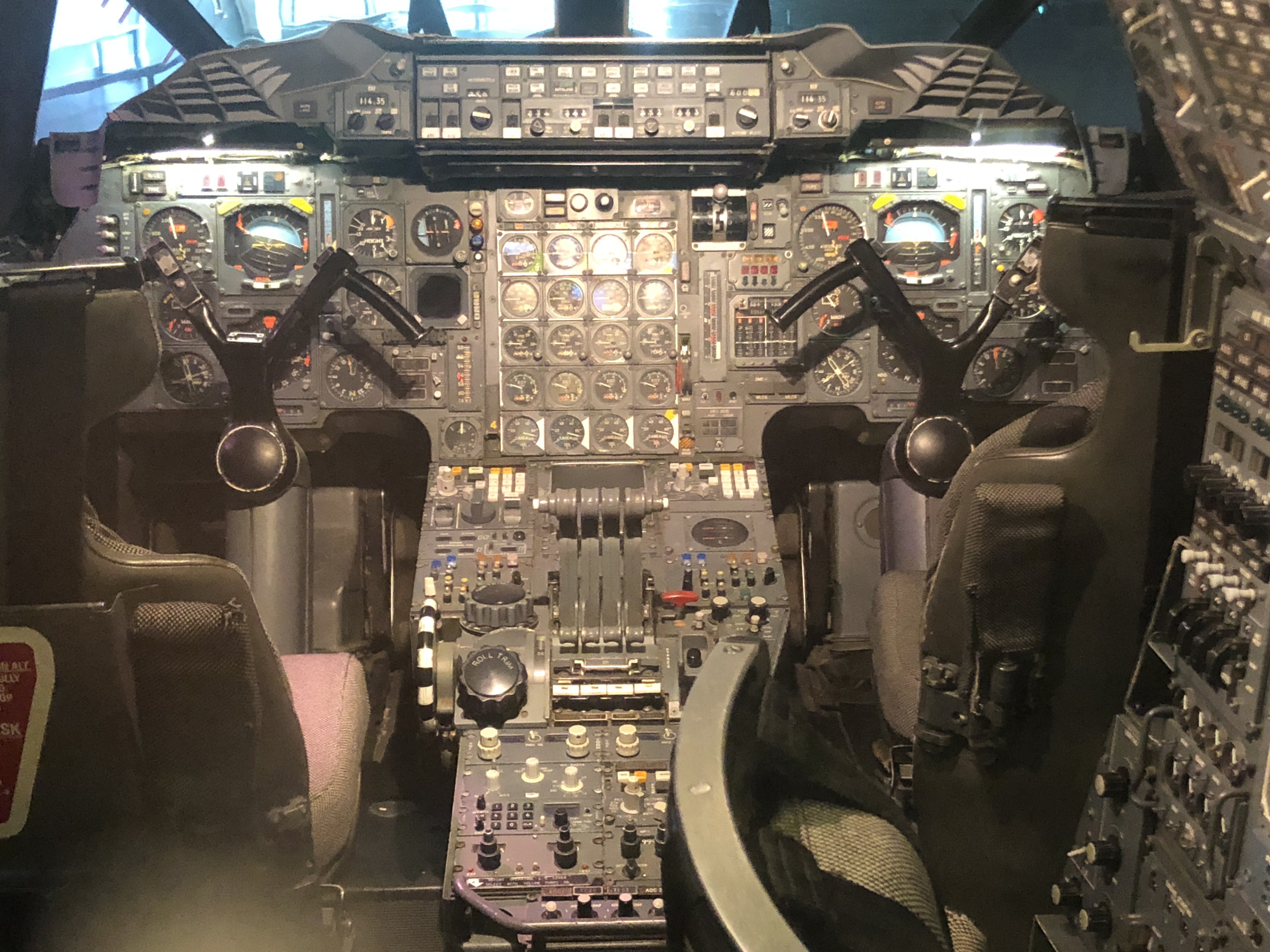 Flight Deck of Concorde